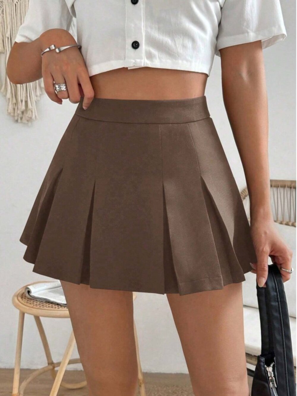 2 for $10 Pleated Schoolgirl Mini Skirt/Skort